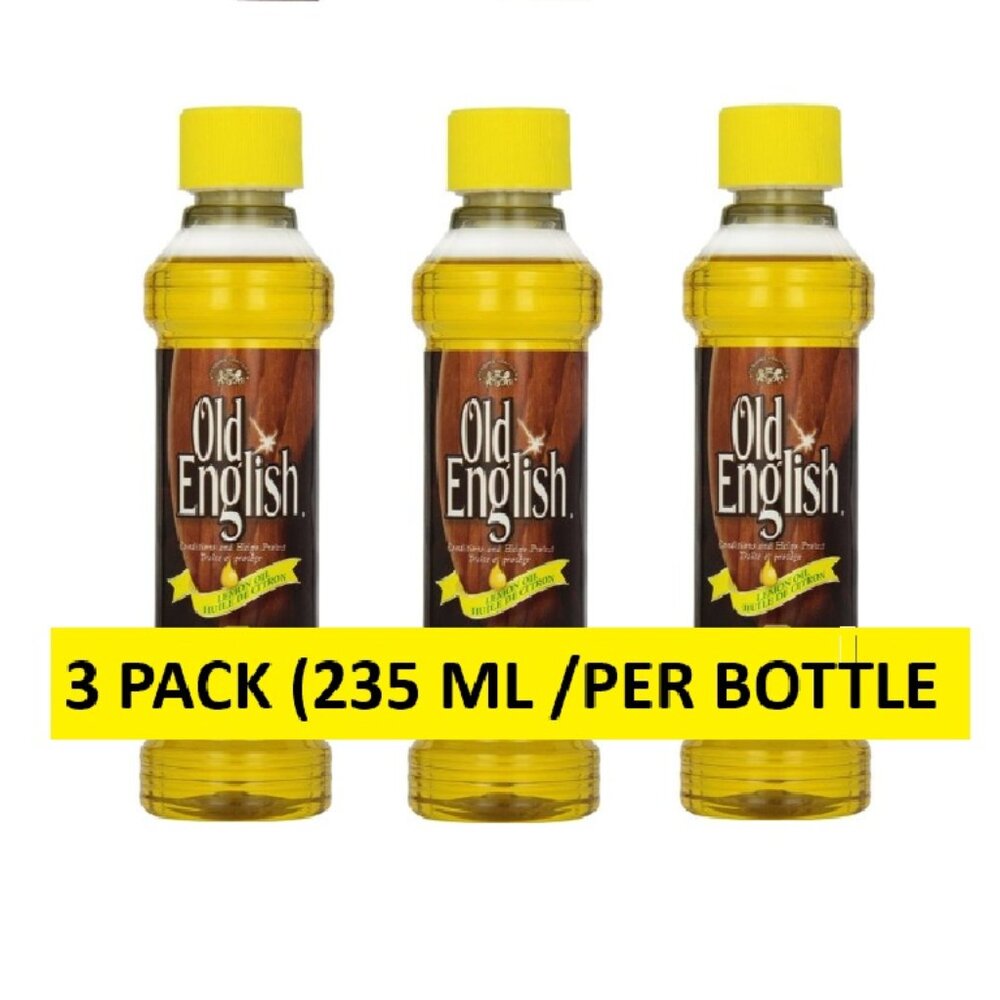 OLD ENGLISH WOOD OIL - 235 ML - 3 BOTTLES